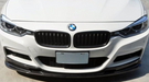 Suvneer BMW F30 MTECH 3D Style Carbon Fiber Front Lip - F30MT3DCFLIP