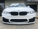 Suvneer BMW F30/F32 M3 M4 Style Front Bumper Plastic Lower Lip - F30M3FTLIP
