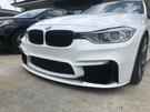 Suvneer BMW F30/F32 M3 M4 Style Front Bumper Plastic Lower Lip - F30M3FTLIP