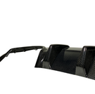 Suvneer W204 Facelift C63 Carbon Fiber Rear Diffuser Big Fins V1 - W204CFDIFV1