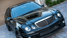 Suvneer W211 E63 AMG Carbon Fiber Front Lip Godhand Style - W211E63CFLIPR