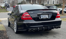 Suvneer W211 E55 E63 Carbon Fiber Diffuser 4 Fins - W211CFDIFV4