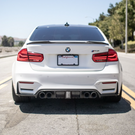 Suvneer BMW F8X M3 M4 F1 Style w/ Brake Light Carbon Fiber Diffuser - F8XF1CFDIF