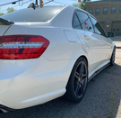 Suvneer W212 Preface E63 Carbon Fiber Side Skirt Extensions - W212E63SIDESPL