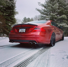 Suvneer W219 CLS Carbon Fiber Trunk Spoiler HighPro Style - W219TNKLIPFD