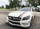 Suvneer W218 CLS 550 Carbon Fiber Front Lip - W218CLSCFLIP
