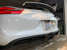 Suvneer Porsche 14-16 981C Cayman 13-16 981 Boxster GT4 Style Rear Bumper - 981GT4DIFF