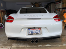 Suvneer Porsche 14-16 981C Cayman 13-16 981 Boxster GT4 Style Rear Bumper - 981GT4DIFF