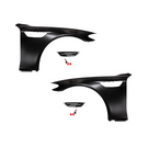 Suvneer BMW F10 M5 Style Metal Fenders w/ Side Vent Grille - F10M5FENDERS
