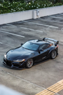 Suvneer Toyota 2019 - A90 Supra Streethunter Style Carbon Fiber Wing + Matte  black Base Trunk Wing - A90-H-CFSHSPOILER