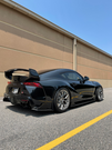 Suvneer Toyota 2019 - A90 Supra Streethunter Style Carbon Fiber Wing + Matte  black Base Trunk Wing - A90-H-CFSHSPOILER