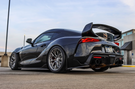 Suvneer Toyota 2019 - A90 Supra Streethunter Style Carbon Fiber Wing + Matte  black Base Trunk Wing - A90-H-CFSHSPOILER