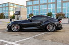 Suvneer Toyota 2019 - A90 Supra Streethunter Style Carbon Fiber Wing + Matte  black Base Trunk Wing - A90-H-CFSHSPOILER