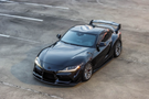 Suvneer Toyota 2019 - A90 Supra Streethunter Style Carbon Fiber Wing + Matte  black Base Trunk Wing - A90-H-CFSHSPOILER