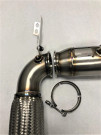 Evolution Racewerks Sports Series 4" High Flow Catted Downpipe for the 2020-24 M135iX B48 (4 Cylinder) Engine