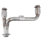 BBK Performance Dodge Ram 1500 2 1/2" Y-Pipe with High Flow Catalytic Converters 2009-2024 - bbk19501