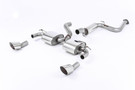 Milltek Ford Focus RS  Resonated (Quieter) Cat-Back Exhaust Systems with Twin Rear Silencer Assembly