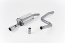 Milltek Ford Fiesta MK6 Non-Resonated Cat-Back Exhaust System - ST150 Rear Valance
