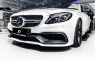 Future Design Mercedes-Benz C63 (A205/C205/W205/S205) Carbon Fiber Front Bumper Center Trim