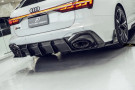 Future Design Audi RS6 Avant (C8) Carbon Fiber Rear Diffuser With Splitters