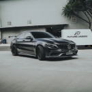 Future Design Mercedes Benz C63 (W205/S205) PSM Style Carbon Fiber Front Lip Spoiler