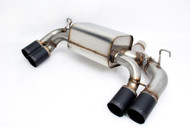 DINAN FREE FLOW STAINLESS EXHAUST WITH BLACK TIPS FOR BMW F87 M2 available at X-PH