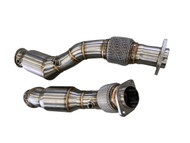 Active Autowerke BMW S58 G80 M3 G82 M4 Downpipes w GESI CAT