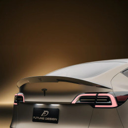 Future Design Tesla Model Y V2 Carbon Fiber Rear Trunk Spoiler
