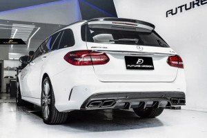 Future Design Mercedes Benz C-Class/C43/C63 (S205) Carbon Fiber Rear Spoiler