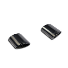 Supersprint AUDI RS3 8V SEDAN 2017 -> 2021 Oval Endpipe Kit Right + Left 145X95 "Gun Metal Grey"  776225