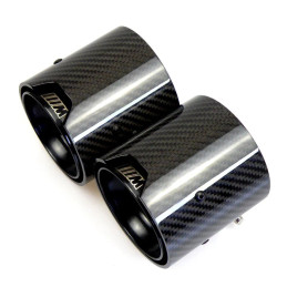 Twenty Two Tuning BMW 1 Series (F20/F21) M135I/M140I M Performance Style Carbon Fibre Black Exhaust Tips Twenty Two Tuning BMW 1 Series (F20/F21) M135I/M140I M Performance Style Carbon Fibre Black Exhaust Tips