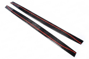Essentials Carbon Fibre Side Skirts for BMW M3 & M4 (2014-2019, F80 F82) - AU-BF80SSASCFR Essentials Carbon Fibre Side Skirts for BMW M3 & M4 (2014-2019, F80 F82) - AU-BF80SSASCFR