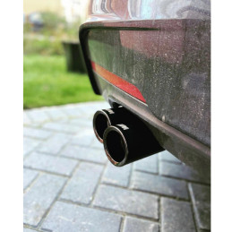 Twenty Two Tuning BMW 1 Series (F20/F21) Replacement Twin Black Chrome Exhaust Tips