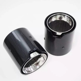 Twenty Two Tuning BMW M5 (F90/F90N) OEM M Performance Style Carbon Fibre Exhaust Tips Twenty Two Tuning BMW M5 (F90/F90N) OEM M Performance Style Carbon Fibre Exhaust Tips