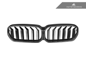 AutoTecknic Dry Carbon Fiber Dual-Slats Front Grilles - G30 5-Series LCI  ATK-BM-0898 AutoTecknic Dry Carbon Fiber Dual-Slats Front Grilles - G30 5-Series LCI  ATK-BM-0898