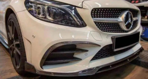 Twenty Two Tuning Mercedes Benz C-Class/C43 (W205/C205/S205/A205) AMG Style Carbon Fibre Front Lip Spoiler Twenty Two Tuning Mercedes Benz C-Class/C43 (W205/C205/S205/A205) AMG Style Carbon Fibre Front Lip Spoiler