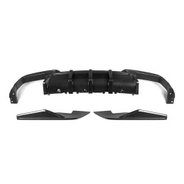 Euro Auto Design SQ Style Carbon Fiber Diffuser w/ Splitters - F91/F92/F93 M8 Euro Auto Design SQ Style Carbon Fiber Diffuser w/ Splitters - F91/F92/F93 M8
