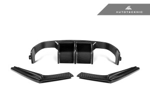 AutoTecknic Dry Carbon Versus Rear Diffuser Set - F80 M3 | F82/ F83 M4  ATK-BM-0342 AutoTecknic Dry Carbon Versus Rear Diffuser Set - F80 M3 | F82/ F83 M4  ATK-BM-0342