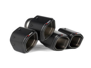 Akrapovic 2024+ BMW M5 (G90,G99) Hexagonal Carbon Fiber Tail Pipe Set - akrTP-CT/79
