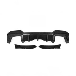 SOOQOO BMW X3M (F97) Carbon Fibre Rear Diffuser