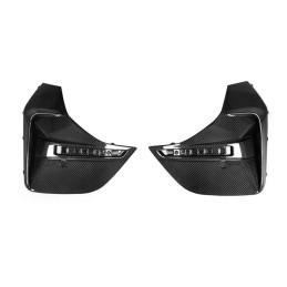 SOOQOO BMW 4 Series/I4 M50 (G26) Carbon Fibre Rear Bumper Insert trims SOOQOO BMW 4 Series/I4 M50 (G26) Carbon Fibre Rear Bumper Insert trims