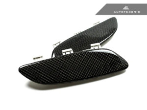 AutoTecknic Carbon Fiber Front Bumper Reflectors - BMW E90 E92 E93 M3 (2008-2013) - ATK-BM-0995-CF