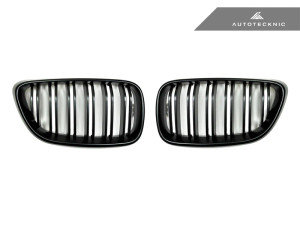 AutoTecknic Dual-Slats Black Front Grille Set - F87 M2 | F22 2-Series AutoTecknic Dual-Slats Black Front Grille Set - F87 M2 | F22 2-Series