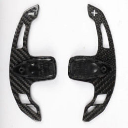 Carbon City Customs Racing Style Dry Carbon Fiber Replacement Paddle Shifters | For Audi, BMW, Mercedes Benz & Volkswagen