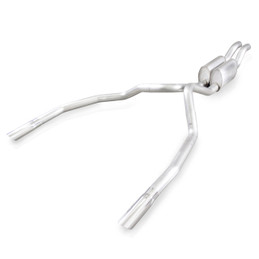 Stainless Works 2010-14 Ford Raptor 3in Exhaust Y-Pipe S-Tube Mufflers Under Bumper Exit - sswFTR10CBUBY