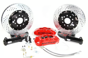 Baer Brakes 14" Pro+ Front Brake Kit, Hugger Orange, SDZ For 2005-13 Chevy Corvette (C6) - 4301345HO