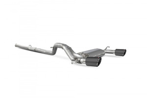 Scorpion Exhaust Cat-back system with electronic valve For Focus MK3 RS - Carbon Ascari Tips - SFD084CF Scorpion Exhaust Cat-back system with electronic valve For Focus MK3 RS - Carbon Ascari Tips - SFD084CF