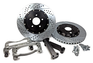 Baer Brakes EradiSpeed+ Front 2-Piece Performance Brake Rotors, SDZ For 2005-14 Ford Mustang Base & GT w/OE 2-Piston Front Calipers (Does NOT Fit GT500 or Boss) - 2261026 Baer Brakes EradiSpeed+ Front 2-Piece Performance Brake Rotors, SDZ For 2005-14 Ford Mustang Base & GT w/OE 2-Piston Front Calipers (Does NOT Fit GT500 or Boss) - 2261026