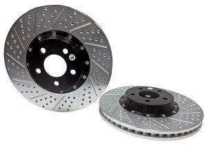 Baer Brakes EradiSpeed+ Front 2-Piece Performance Brake Rotors, SDZ For 2015-23 Ford Mustang GT w/Standard Brake & EcoBoost w/Performance Package (4-Piston Caliper) - 2261041 Baer Brakes EradiSpeed+ Front 2-Piece Performance Brake Rotors, SDZ For 2015-23 Ford Mustang GT w/Standard Brake & EcoBoost w/Performance Package (4-Piston Caliper) - 2261041