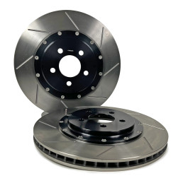 Baer Brakes EradiSpeed+ Rear 2-Piece Performance Brake Rotors, Slotted For 2024-Current Ford Mustang (S650) DarkHorse All, Also Fits GT Premium or Ecoboost Premium w/Performance Package - 2262031-1 Baer Brakes EradiSpeed+ Rear 2-Piece Performance Brake Rotors, Slotted For 2024-Current Ford Mustang (S650) DarkHorse All, Also Fits GT Premium or Ecoboost Premium w/Performance Package - 2262031-1